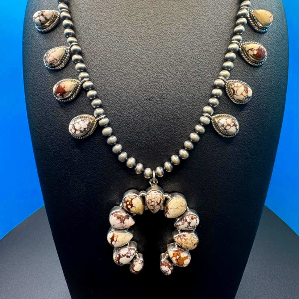 Squash blossom necklace
